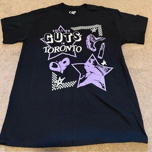 Olivia Rodrigo black tour tee